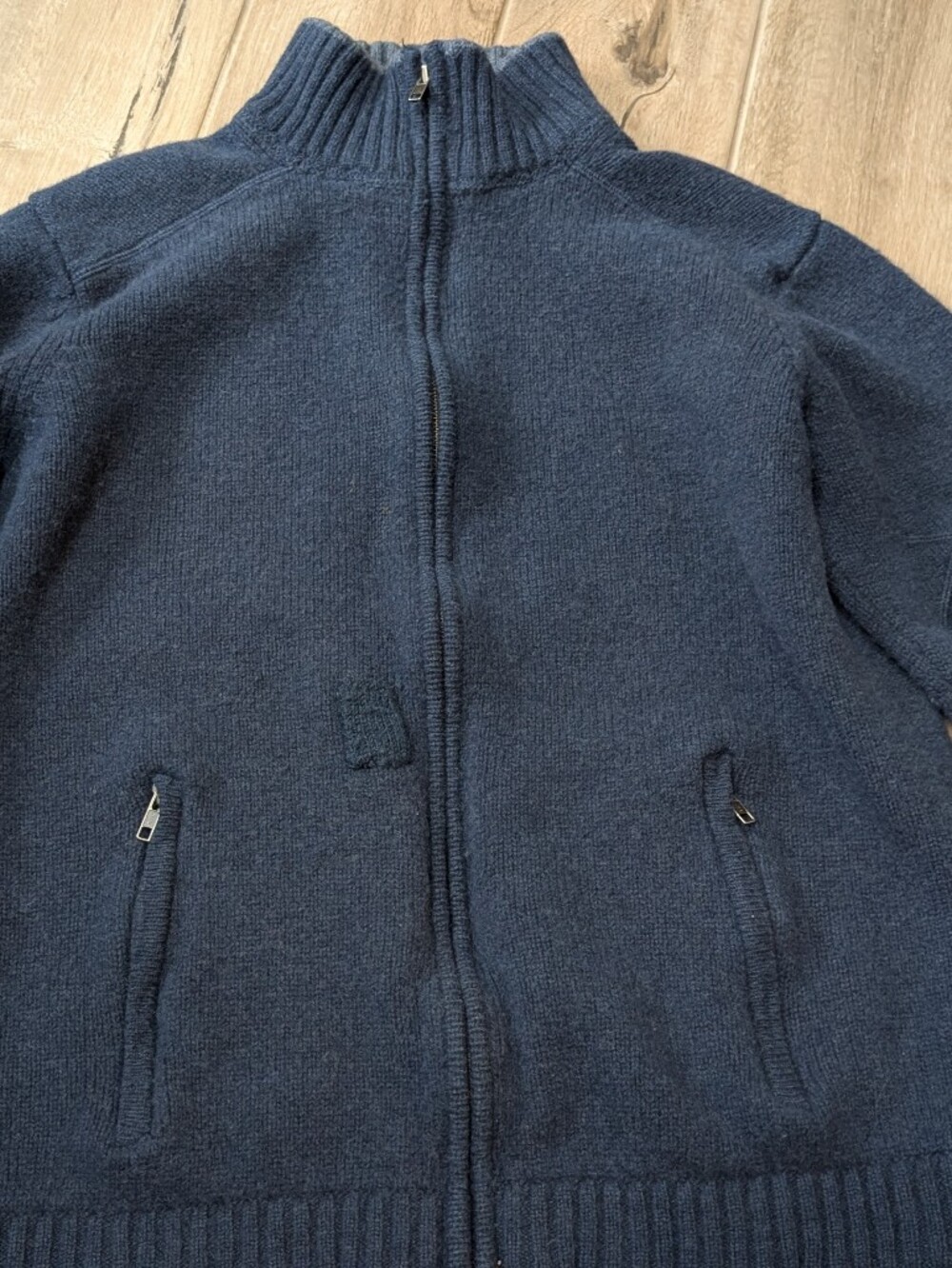 Patagonia Men's Navy Full-Zip Knit Sweater